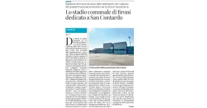 Lo stadio comunale di Broni dedicato a San Contardo - Immagine: 1