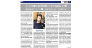 Il nostro ambizioso progetto è di arrivare a 1000 sacche all'anno - Immagine: 1