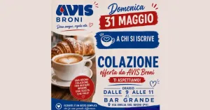 Colazione offerta da AVIS Broni - Maggio 2026 - Immagine: 1