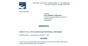 Un calcio al Mesotelioma - Donazione Prometeo 2050 - Immagine: 1