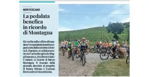 La pedalata benefica in ricordo di Montagna - Immagine: 1
