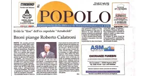 Broni piange Roberto Calatroni - Immagine: 1