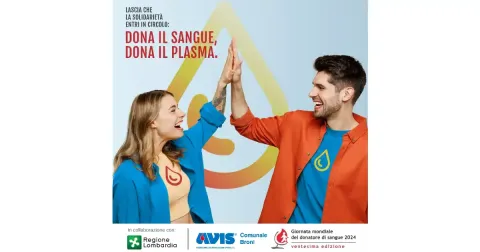 Lascia che la solidarietà entri in circolo: dona il sangue, dona il plasma