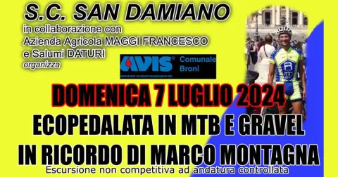 Ecopedalata in MTB e Gravel in ricordo di Marco Montagna