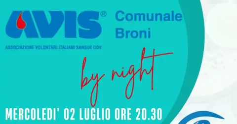 AVIS by Night 2025 - cena con noi al Broni by Night