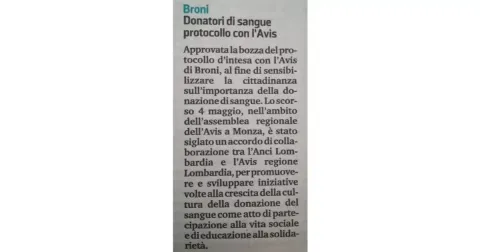 Approvata la bozza d’intesa con il Comune di Broni
